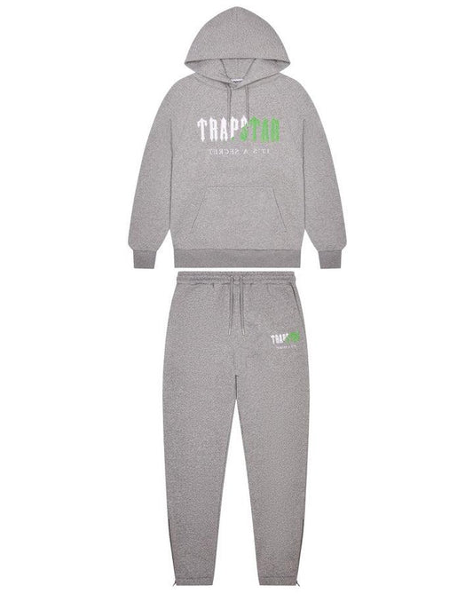 TRAPSTAR DECODED CHENILLE TRACKSUIT GREY GREEN