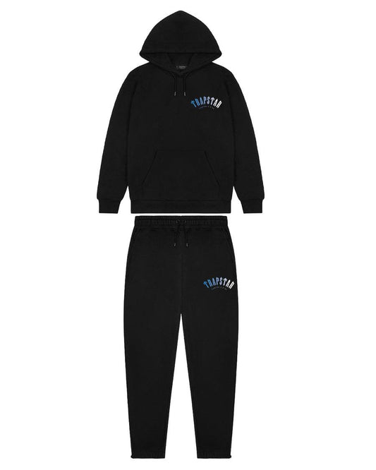 TRAPSTAR IRONGATE ARCH FADE TRACKSUIT BLACK