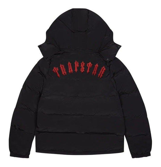 TRAPSTAR IRONGATE BLACK/INFARED PUFFER JACKET