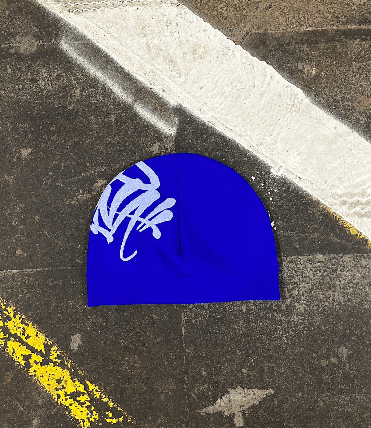 SYNA BIG LOGO SKULL CAP BLUE