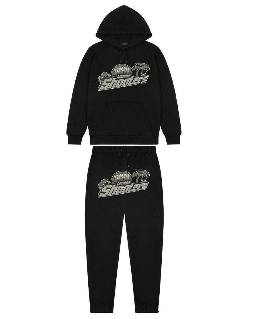 TRAPSTAR SHOOTERS TRACKSUIT BLACK TEAL