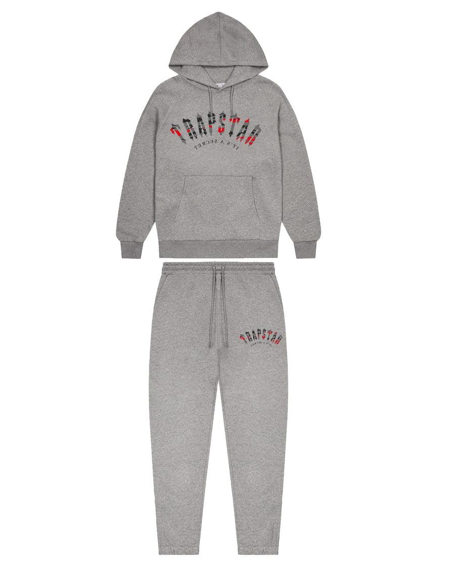 TRAPSTAR IRONGATE CAMO ARCH TRACKSUIT GREY INFARRED