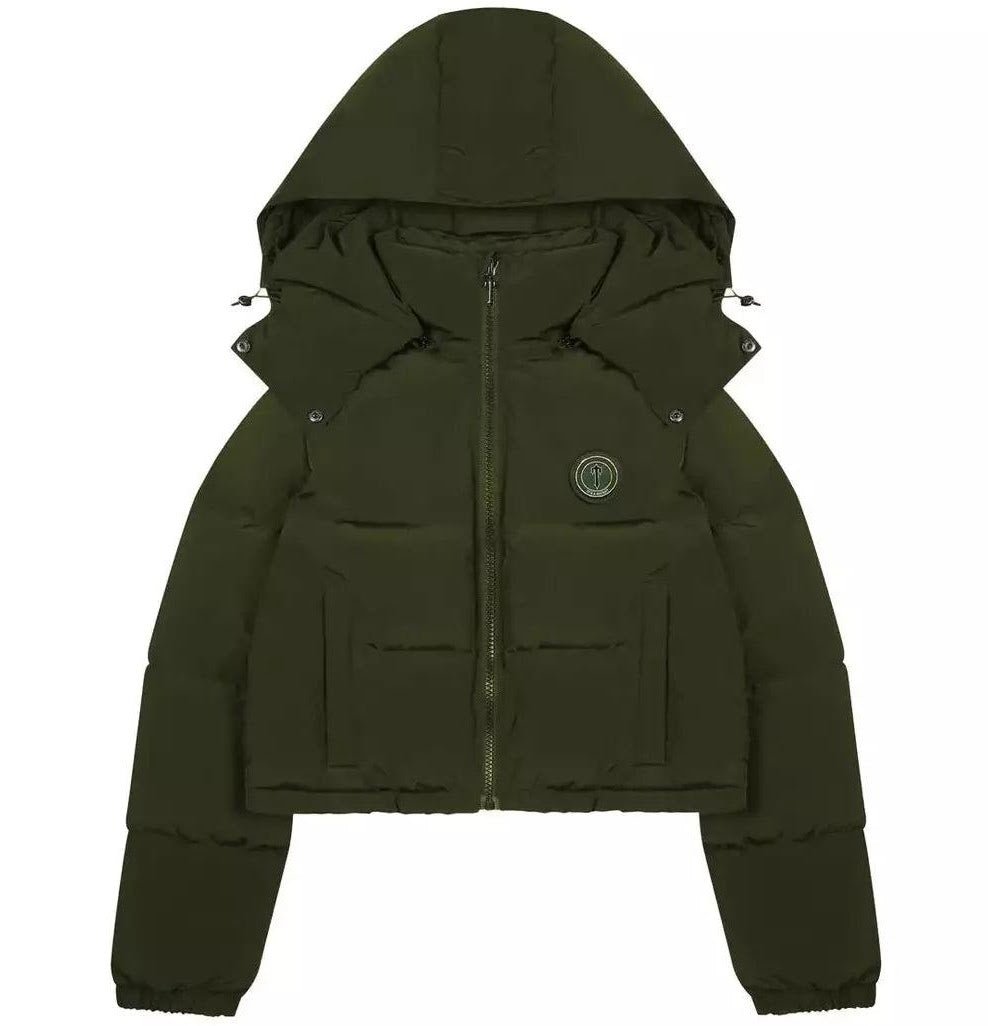 TRAPSTAR WOMENS IRONGATE PUFFER JACKET OLIVE