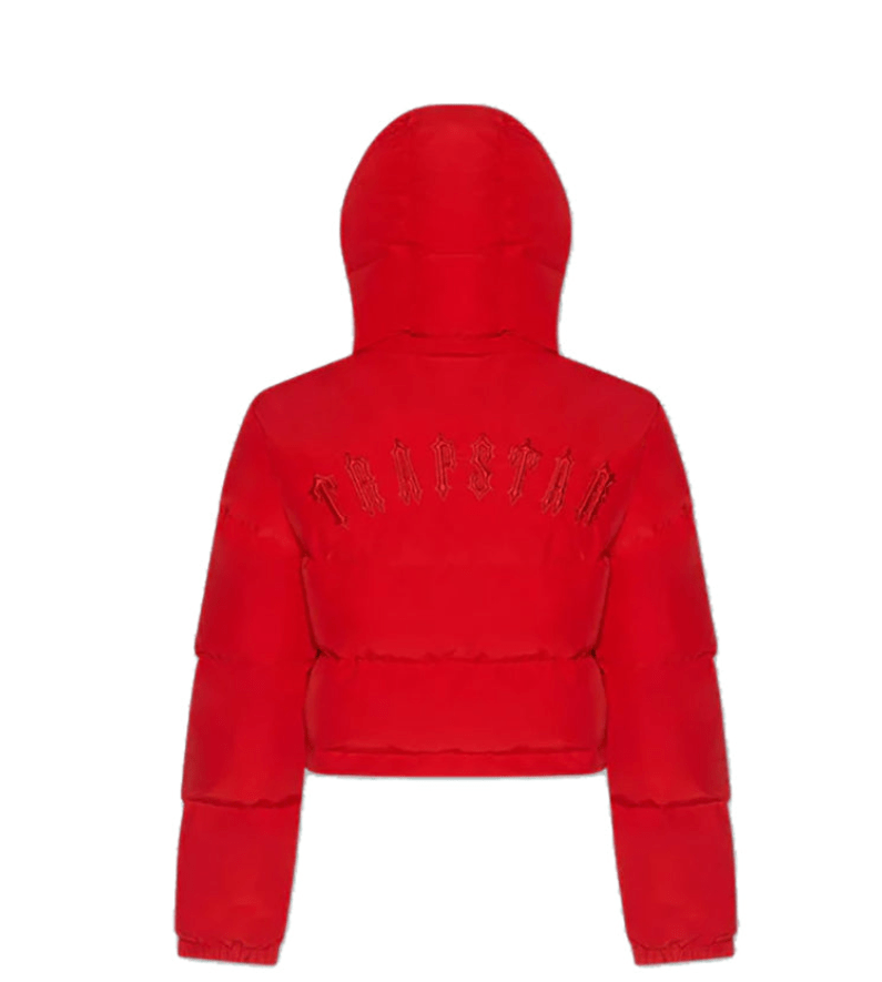 TRAPSTAR WOMENS IRONGATE PUFFER JACKET INFARED