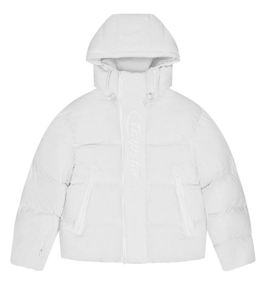 TRAPSTAR HYPERDRIVE TECHNICAL PUFFER JACKET WHITE