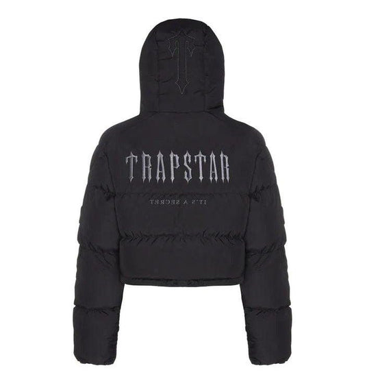 TRAPSTAR WOMENS DECODED 2.0 PUFFER JACKET BLACK