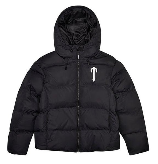 TRAPSTAR IRONGATE HOODED PUFFER BLACK