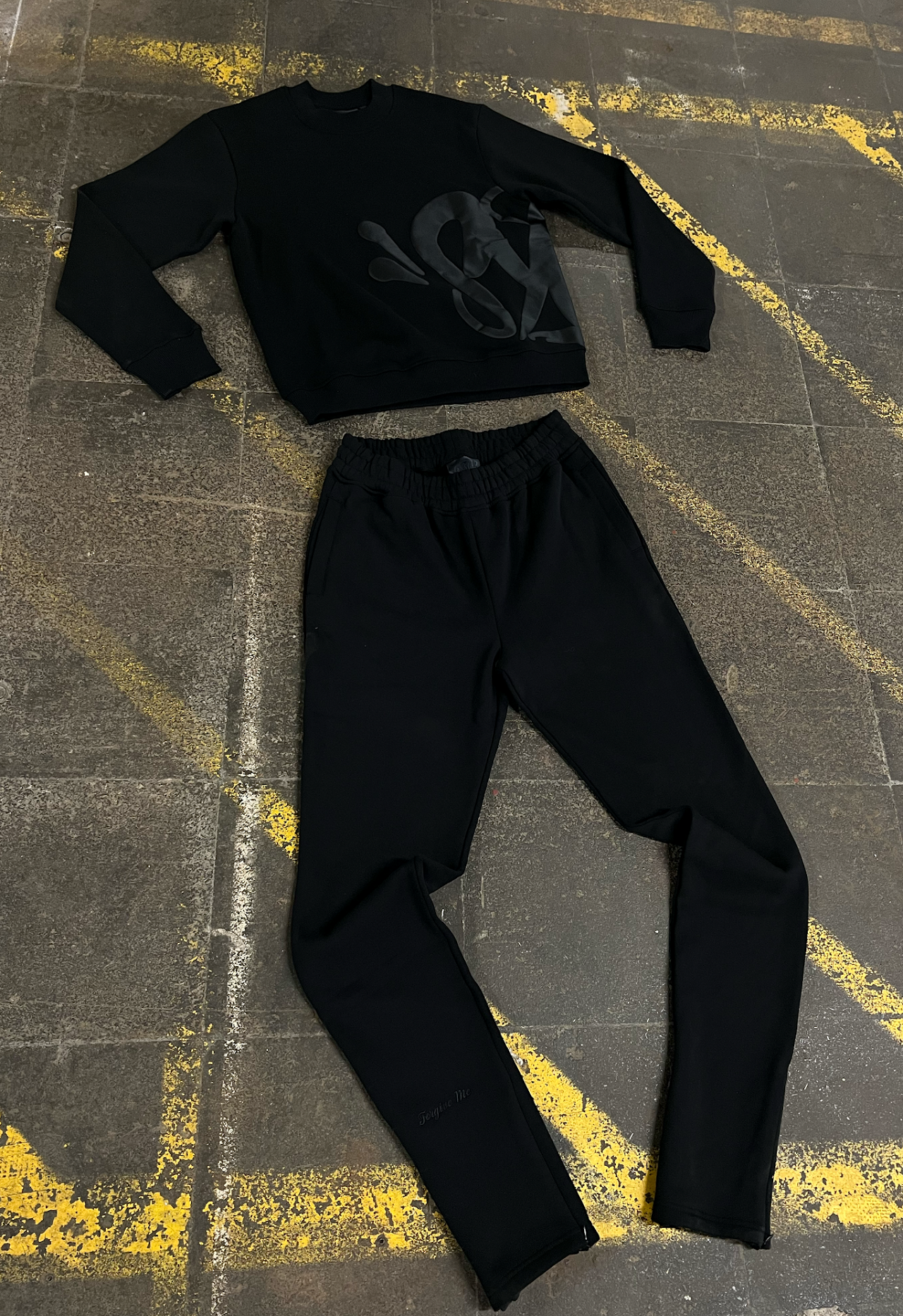 SYNA TEAM SYNA CREW TRACKSUIT BLACK