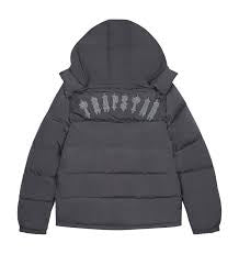 TRAPSTAR STONE GREY DETACHABLE HOODED JACKET